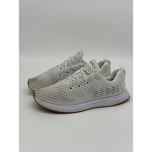 Nobull Shoes Unisex Mens 8 Womens‎ 9.5 White Mesh Logo Running Athletic Lace Up